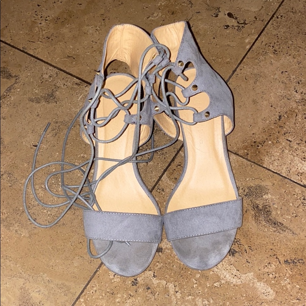 Lace up heels